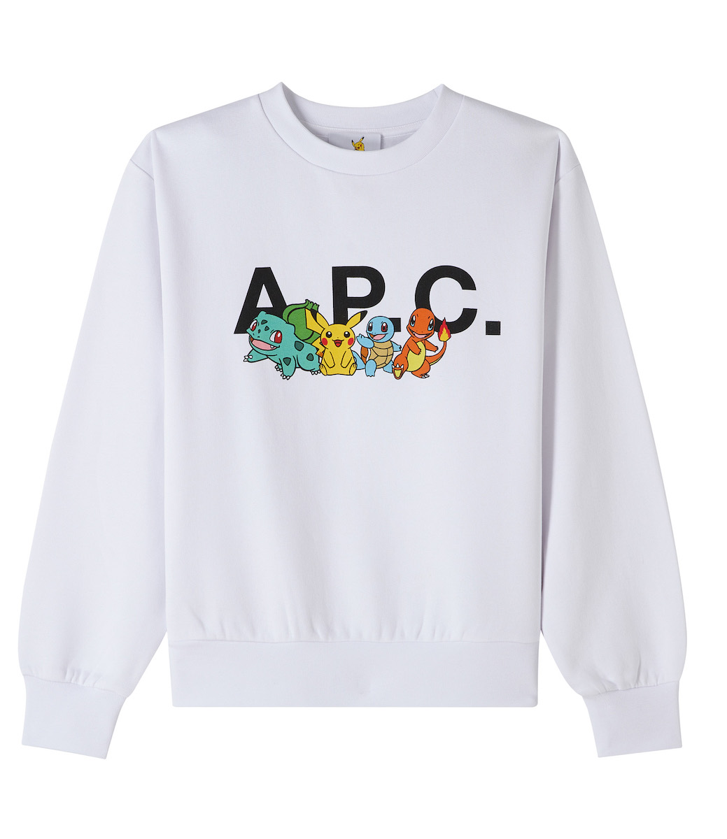 A.P.C. ポケモンコラボ スウェットトレーナー 美品 希少Lサイズ 2カラー アー・ペー・セー」が「ポケモン」とコラボで11月15日にアパレルや