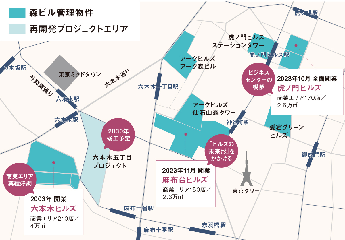麻布台ヒルズ」高級消費つかめるか 港区で広がる森ビル「ヒルズ経済圏