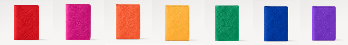 「ルイ・ヴィトン」が一粒万倍日に向けて発売した新作の財布＆カードケース　“オーガナイザー・ドゥ ポッシュ”（W7.5×H11.1×D1cm、8万8000円）