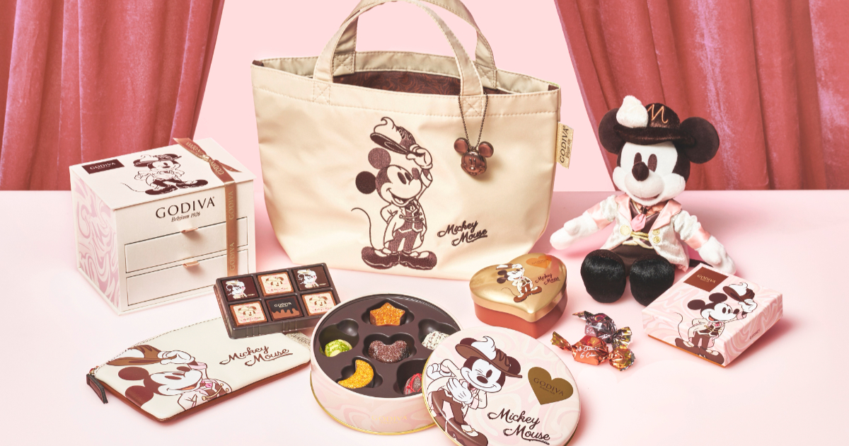 ディズニーストア　バレンタイン　2024 GODIVA コラボ プーさん ディズニーストアとゴディバの共同企画初のプーさんデザイン登場