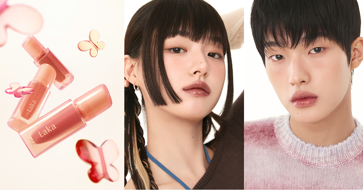韓国コスメ「ラカ」の定番リップグロスに濃密なローズブラウンやピンク