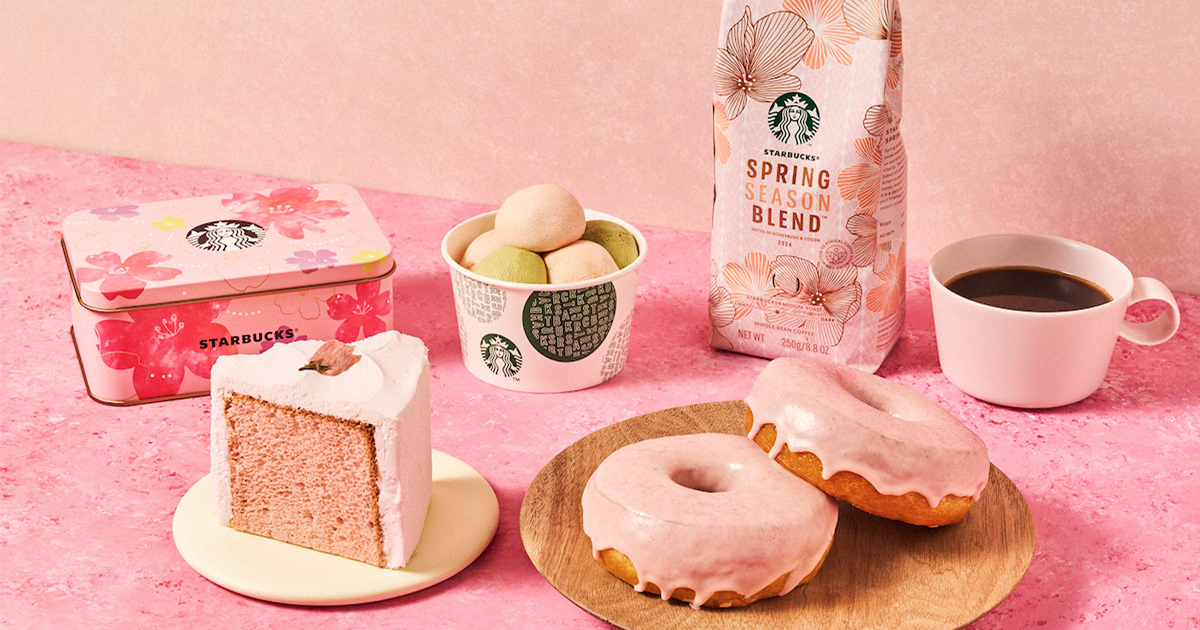 海外 STARBUCKS KOREAジュエリーケースspring【日本未発売】桜