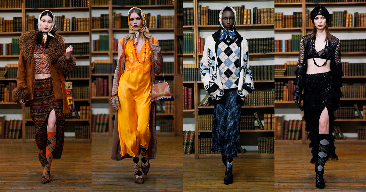 ルック】「アナ スイ」2024-25年秋冬コレクション - WWDJAPAN