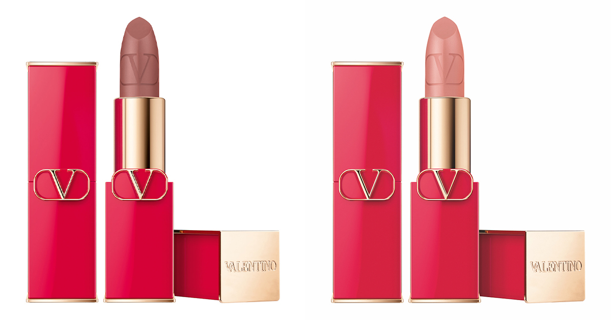 ヴァレンティノ ビューティ」のアイコンリップからヌードカラーの新4色