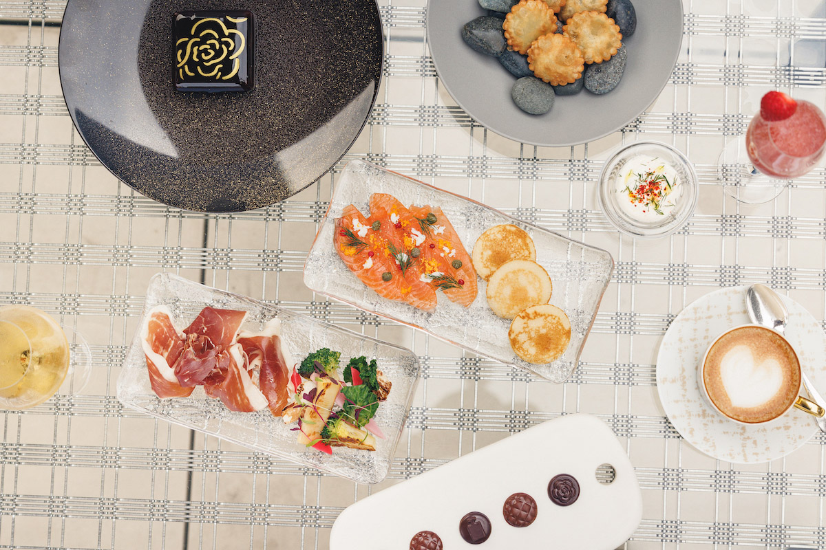 シャネル銀座テラス“ル・ジャルダン・ドゥ・ツイード”がティータイム