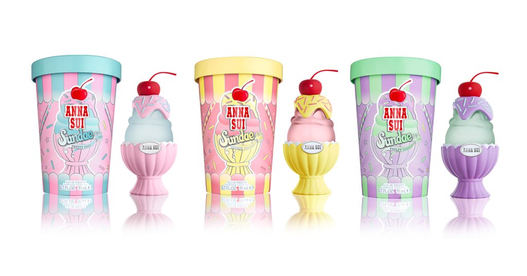 追記：「アナ スイ」が初のフレグランスを発売 3種類のアイスクリーム