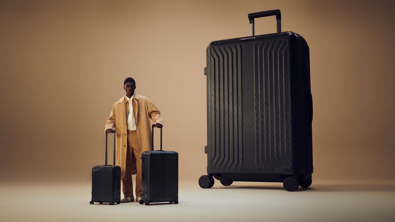 【限定コラボ品】BOSS Samsonite キャリーケース ブラック HBME_110_BOSS_Samsonite_2024_L