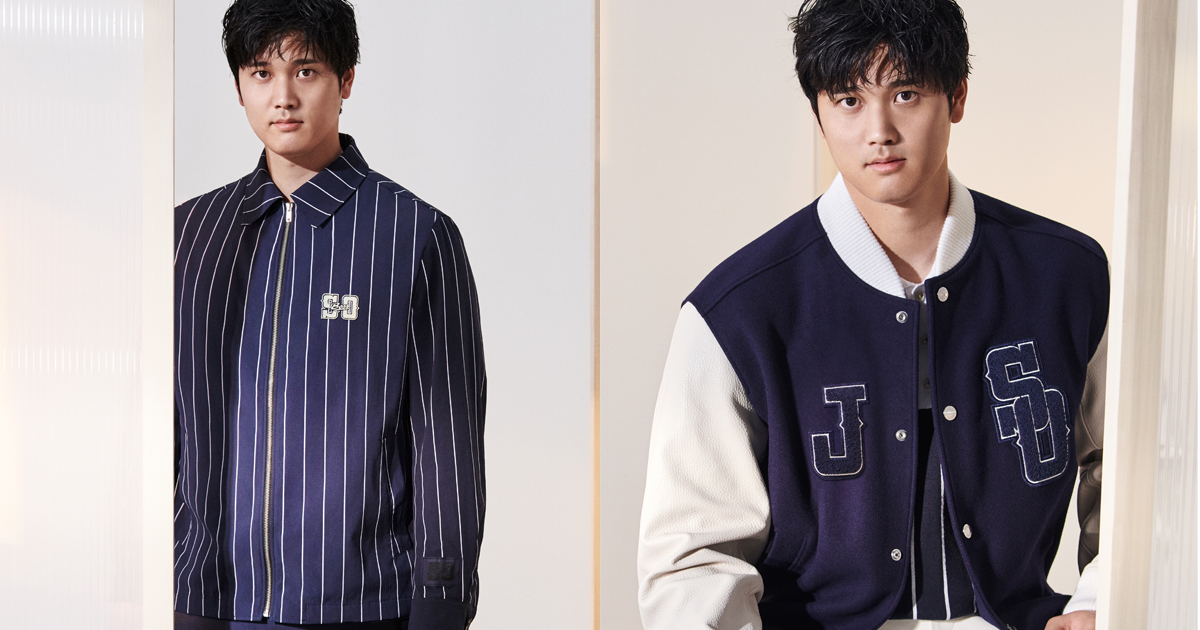 ボス」が大谷翔平とのカプセルコレクションを発売 表参道で