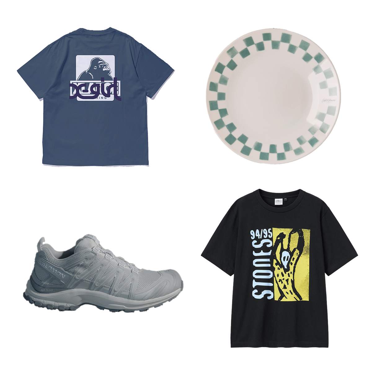 大塚愛×ローリング・ストーンズ コラボTシャツ Lサイズ メンズ【グレー】 大塚愛×ローリング・ストーンズ コラボTシャツ Lサイズ メンズ【グレー