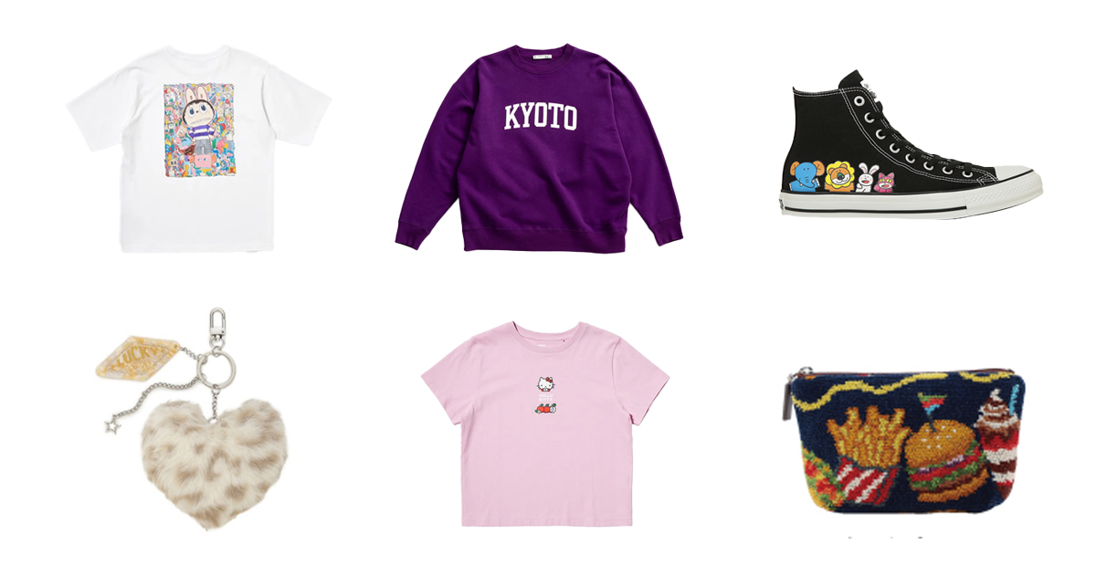 ユニクロ「UT」の“ラブブ”Tシャツや力士姿の「ファミリア」クマ