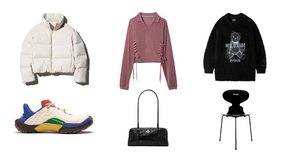 新品未使用2023ANYAHINDMARCH×UNIQLO まとめ売り アイコニックな目のモチーフがエッセンシャルアイテムを遊び心
