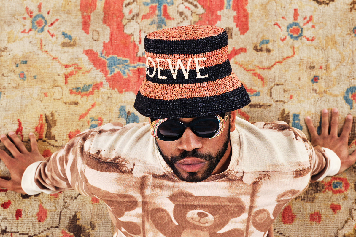 LOEWE マルチカラーバケットハットタイダイ