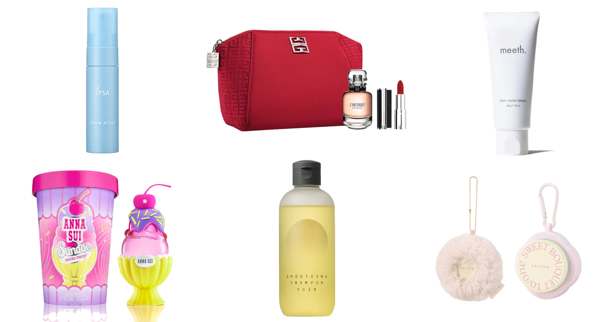 オーディナリー」初のポーチ付きコフレや「アナ スイ コスメティックス