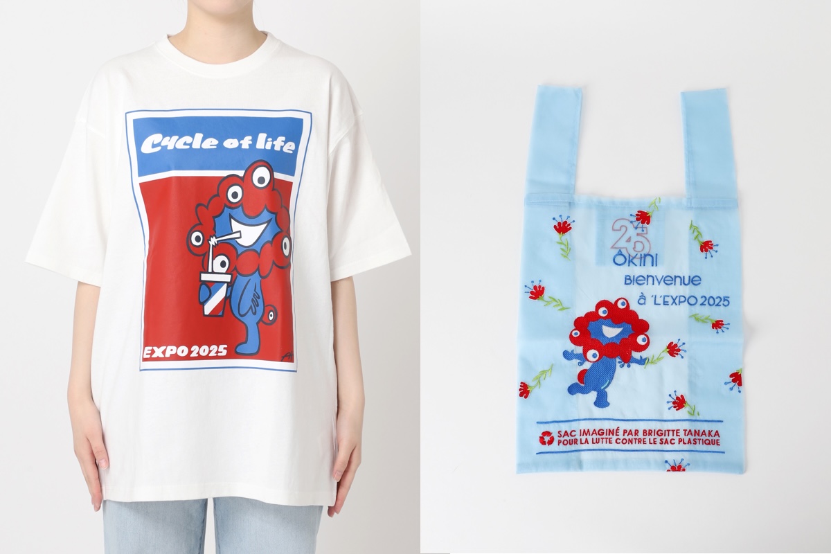 大阪関西万博 サンレモ ミャクミャク コラボ Tシャツ グレー M