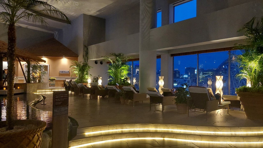 母をスパへ連れて行った