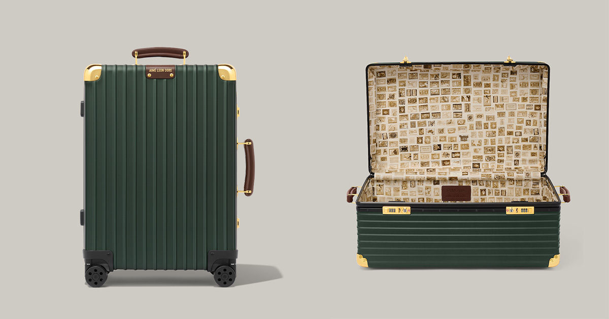 リモワ」と「エメ レオン ドレ」がコラボ 旅の黄金期を表現した2型を5