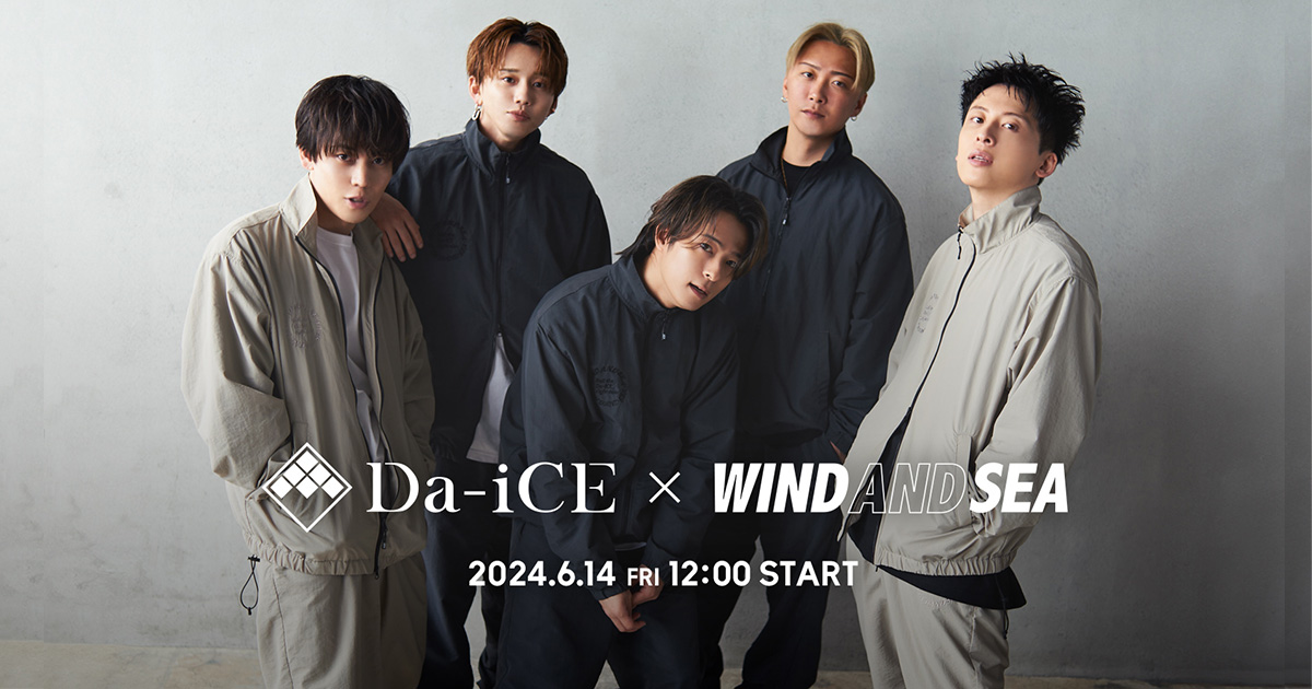 Da-iCE × WIND AND SEA CAP Da-iCE × WIND AND SEA CAP