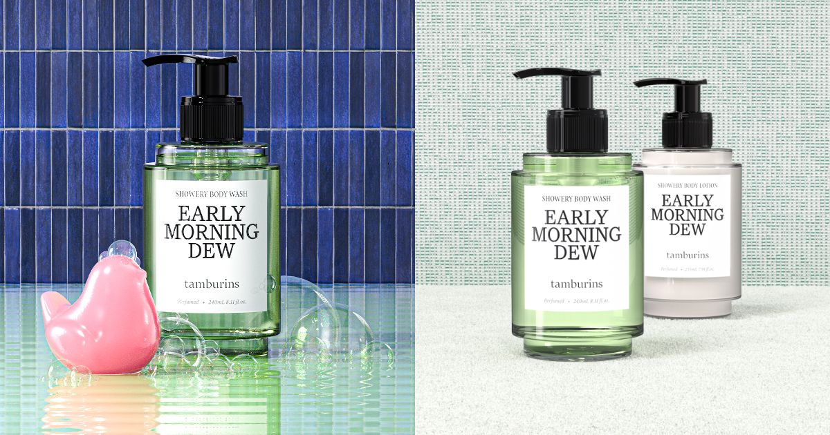 タンバリンズ」新たな香りは“早朝の朝露”が着想源 シャワー用アイテム