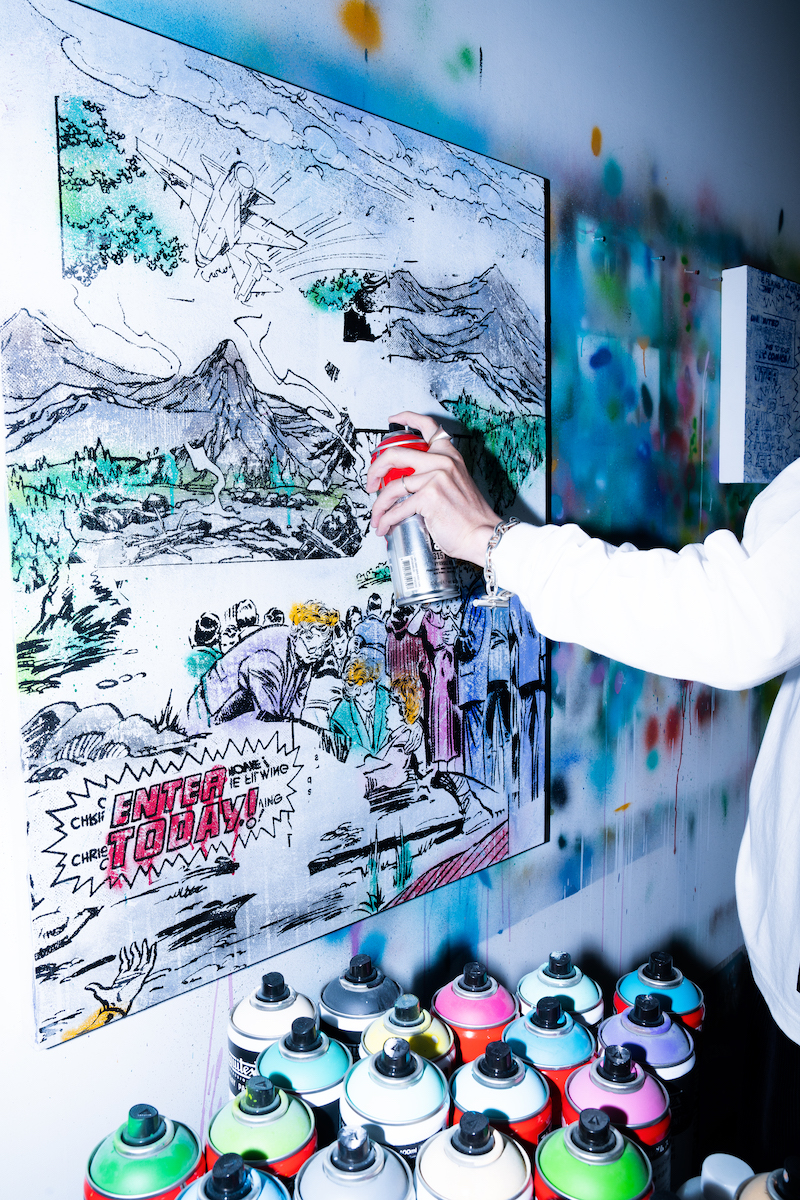 【未使用！101枚限定品！】ウィンダンシー × ニイミヒロキ　コラボ　Tシャツ 未使用！101枚限定品！】ウィンダンシー × ニイミヒロキ コラボ