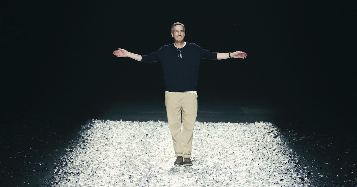 piyoさまドリスヴァンノッテン　　スウェット　ライトグレー　2020SS ドリス・ヴァン・ノッテン“いつも通り”な有終の美 涙と多幸感に溢れた