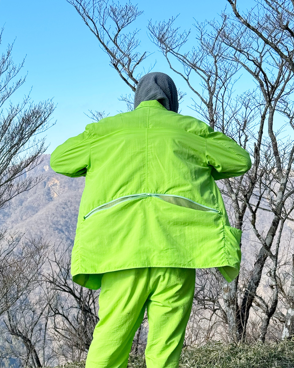 山荘飯島別注迷迭香マンネンロウハイキングジャケットネイビーサイズ2