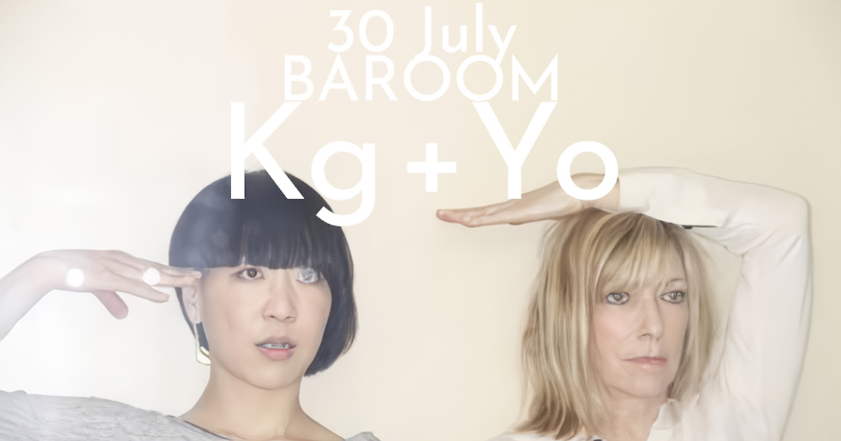 キム・ゴードンとOOIOOの YoshimiOによるデュオ・ライブが7月30日に