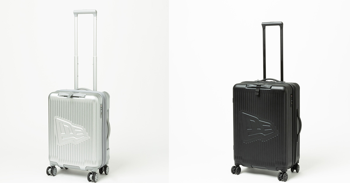 ニューエラ　シルバー スーツケース 33-38L Wheel Carry Case 33-38L キャリーケース SMALL シルバー