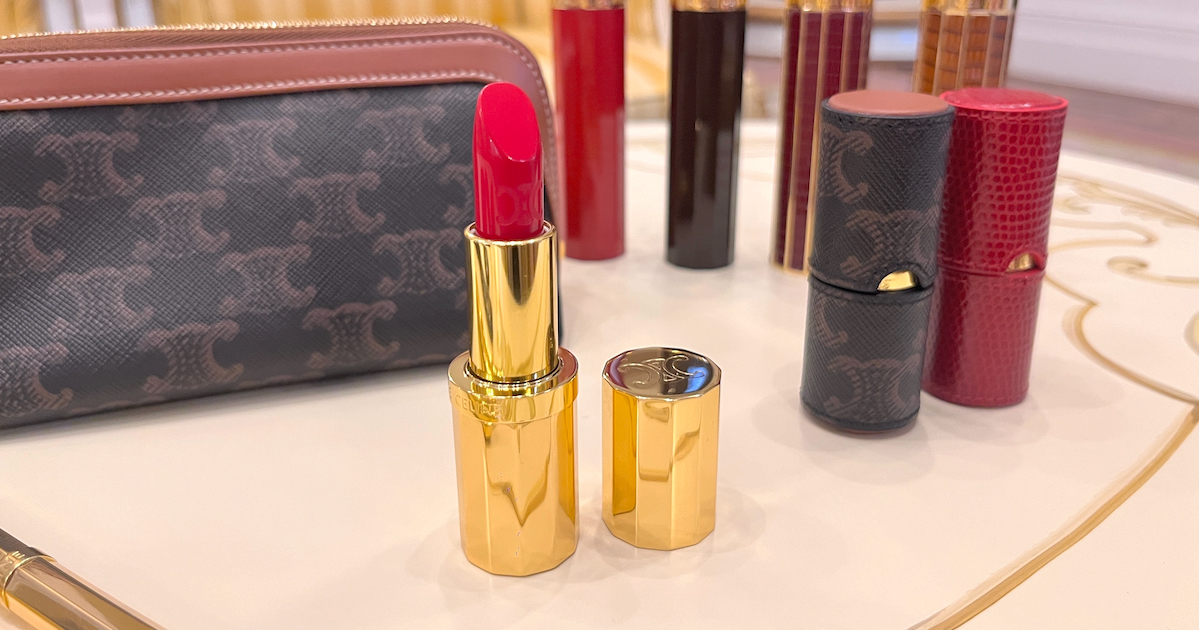 ル ルージュ セリーヌ 01 レッド LE ROUGE CELINE SATIN LIPSTICK - 01 ROUGE TRIOMPHE - 01