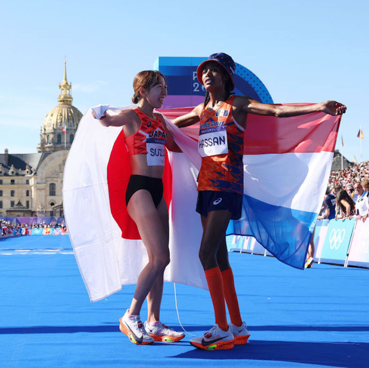 ★新品未使用 LAVA SUKALA サイズL★ adidas nike パリ五輪 女子マラソン6位入賞の鈴木優花選手と優勝のハッサン選手は