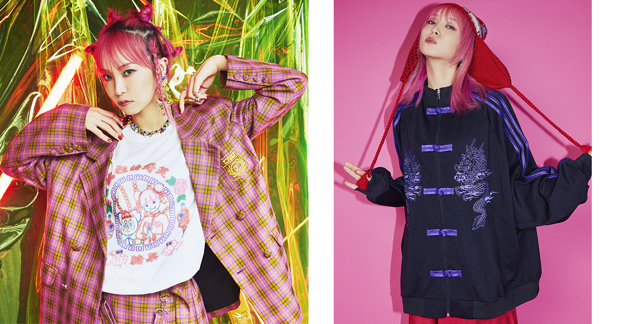歌手LiSA×「キャンディストリッパー」 カンフージャケット風の