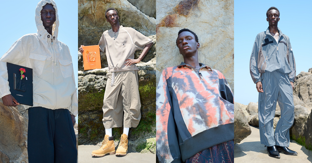 elephanttribal fabricsセットアップ ルック】「エレファント トライバル ファブリックス」2025年春夏