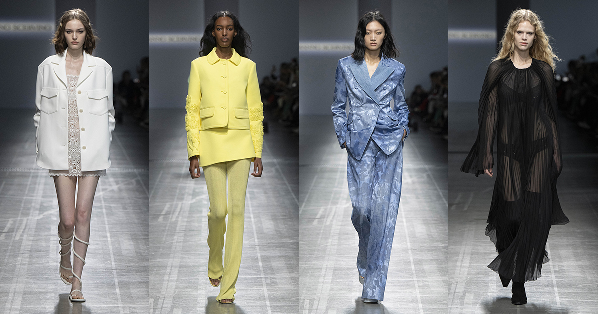 ルック】「エルマンノ シェルヴィーノ」2025年春夏コレクション - WWDJAPAN