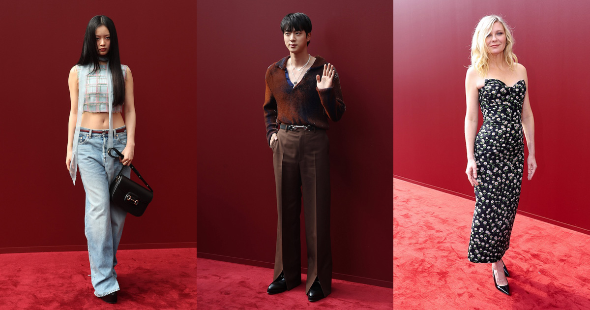 スナップ】BTSジン、NewJeansハニらが来場 「グッチ」2025年春夏 