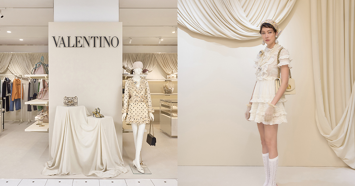 ミケーレによる新生「ヴァレンティノ」が伊勢丹新宿店でポップアップ