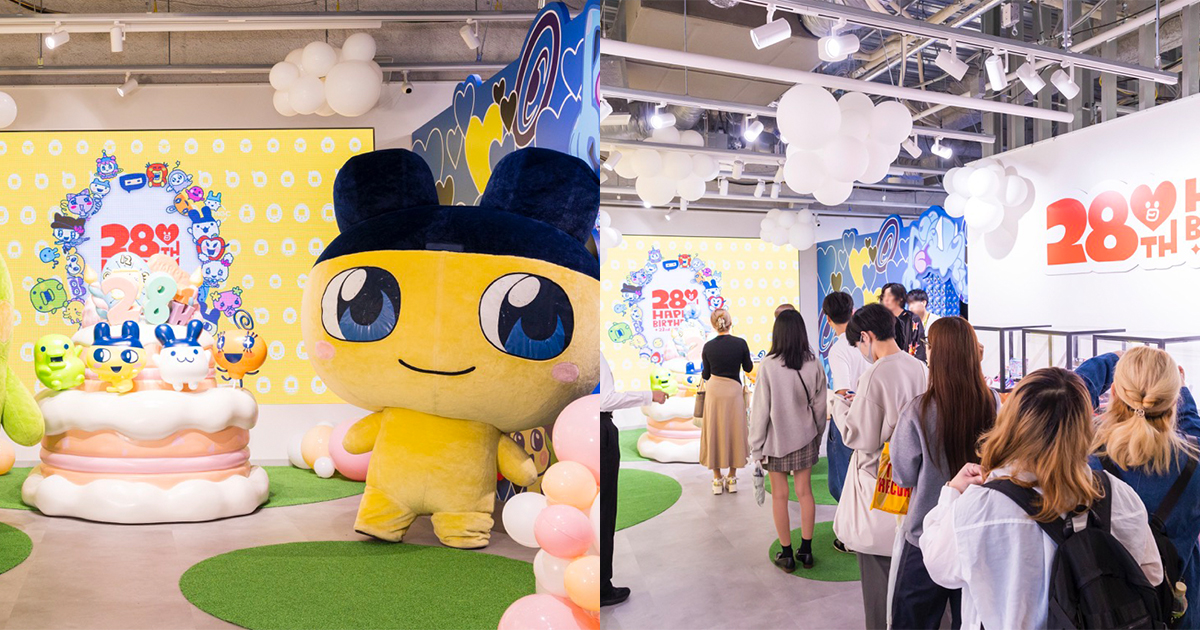 たまごっち”原宿のポップアップ、初日は1000人が来場 「コイン