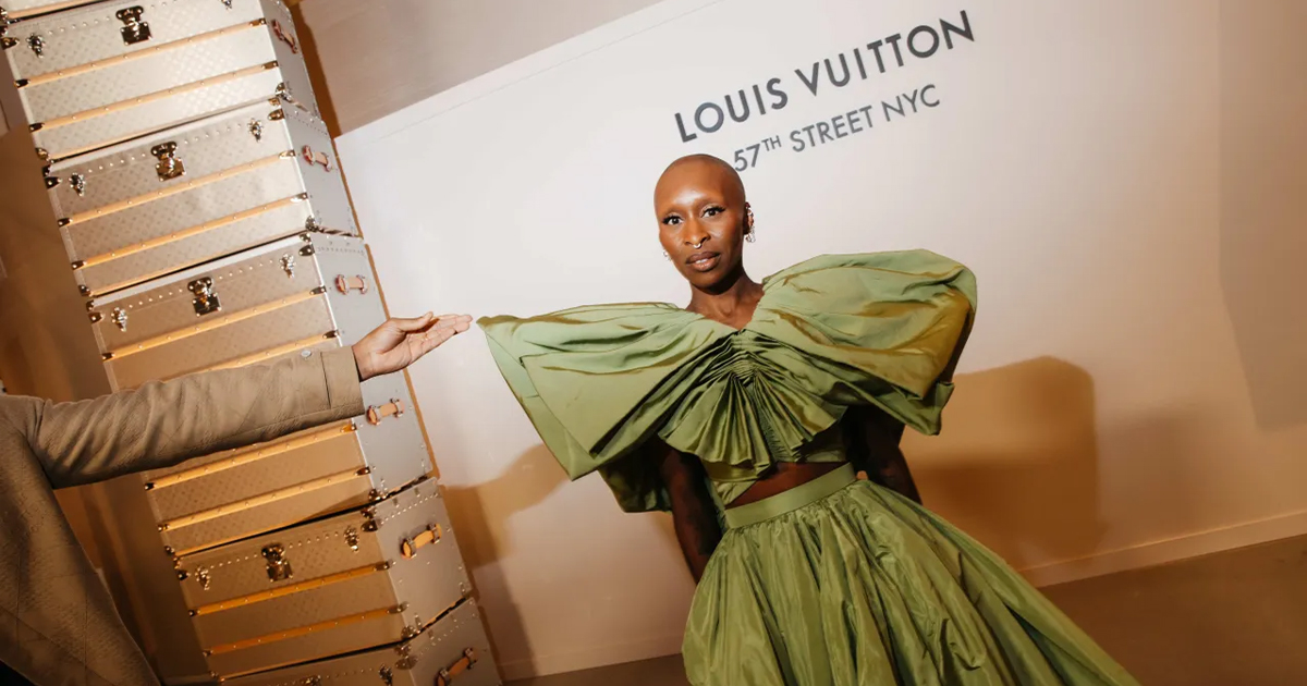 スナップ】シンシア・エリヴォらが来場「ルイ・ヴィトン」の