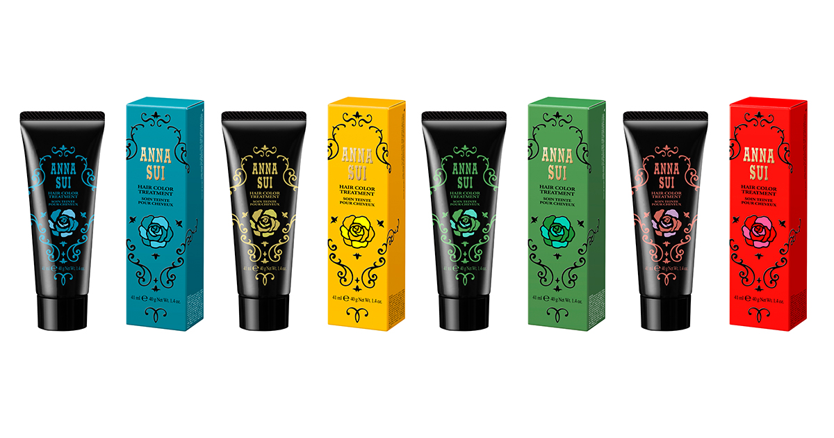 2025年春コスメ】「アナ スイ」がヘアカラートリートメント発売 遊び心
