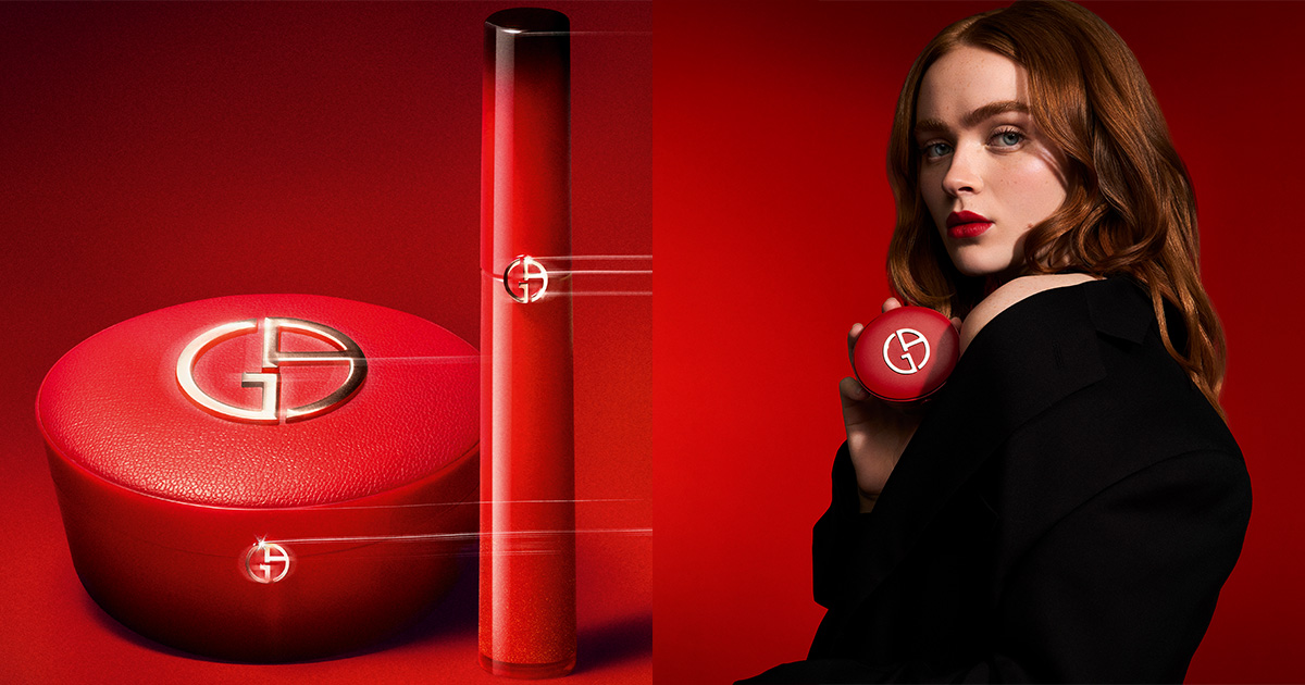 アルマーニ ビューティ」から情熱の赤をまとった“パシオーネ