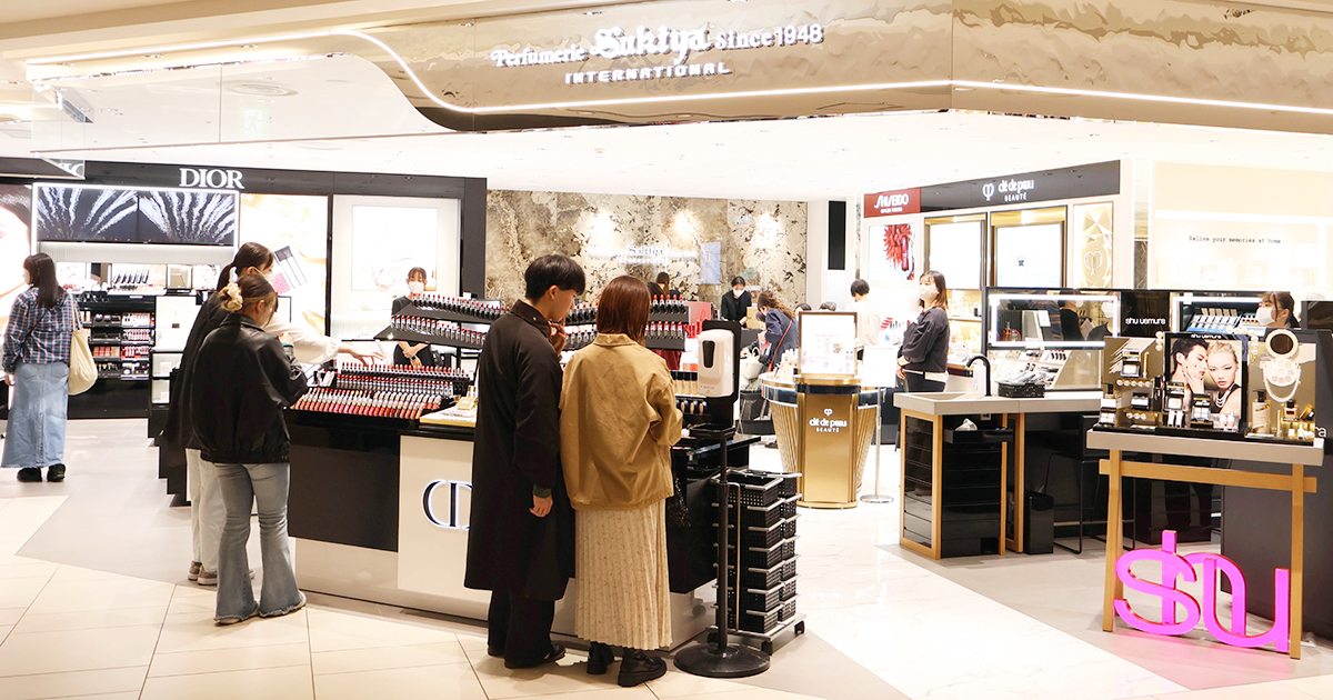 化粧品専門店イチの香りの宝庫「パフューマリースキヤ」 仙台の