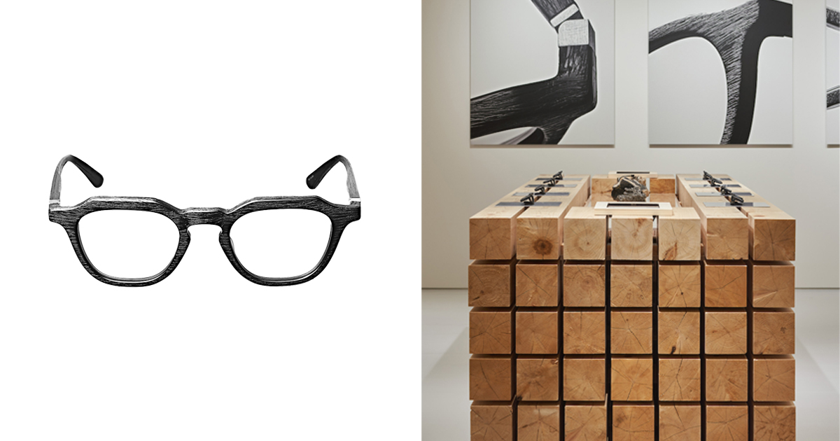 イッセイ ミヤケ アイズ」から新モデル“ウッド”が登場 伊勢丹新宿店で