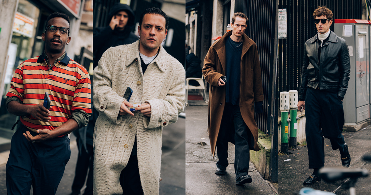 スナップ】「プラダ」ゲストに学ぶ魅惑のVゾーン 冬スタイルを制