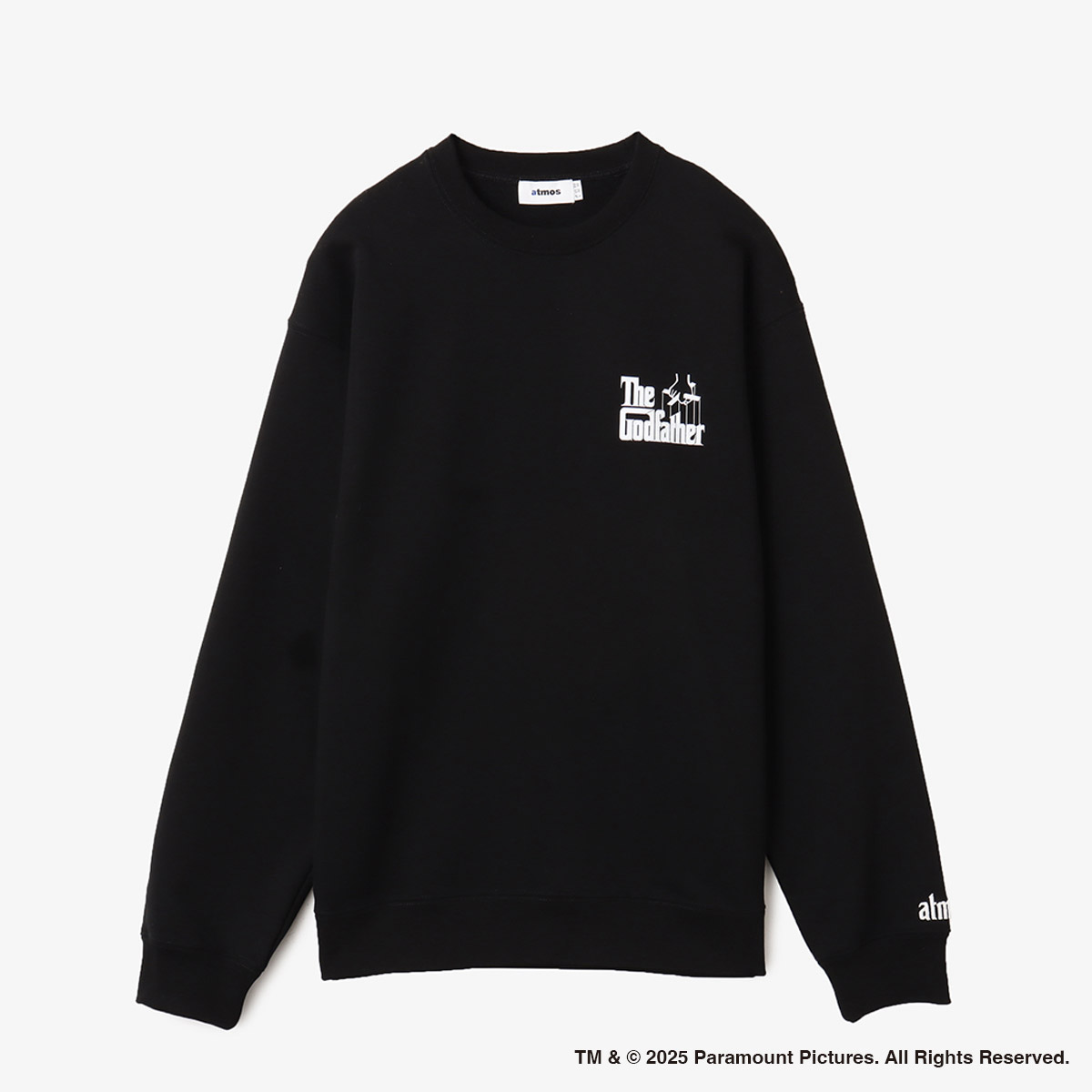 アトモス　ゴッドファーザー　黒 Tシャツ XLです。 THE GODFATHER x atmos T-shirt 02 BLACK（ザ ゴッドファーザー