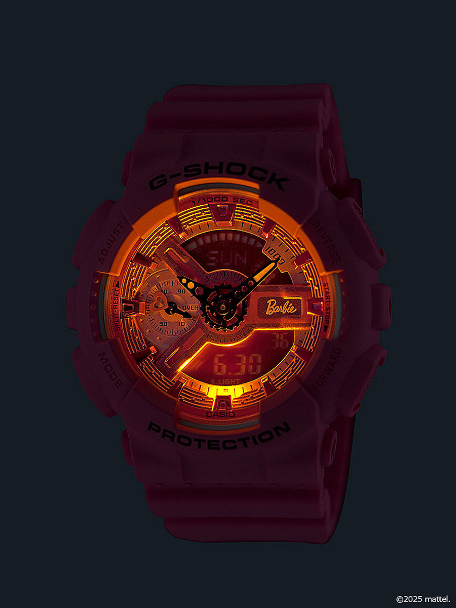 G-SHOCK」×「バービー」によるワントーンピンクのコラボウォッチ発売