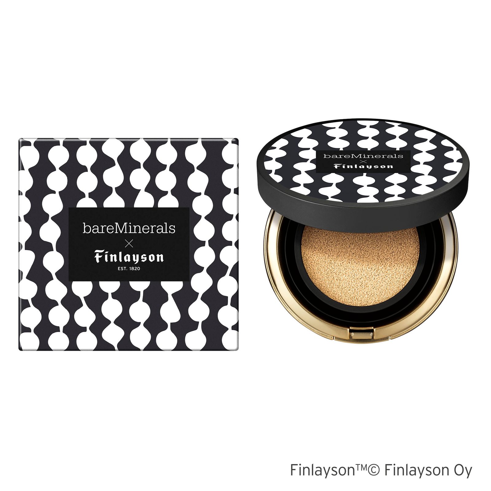 ベアミネラル」が北欧のテキスタイルブランド「フィンレイソン」と