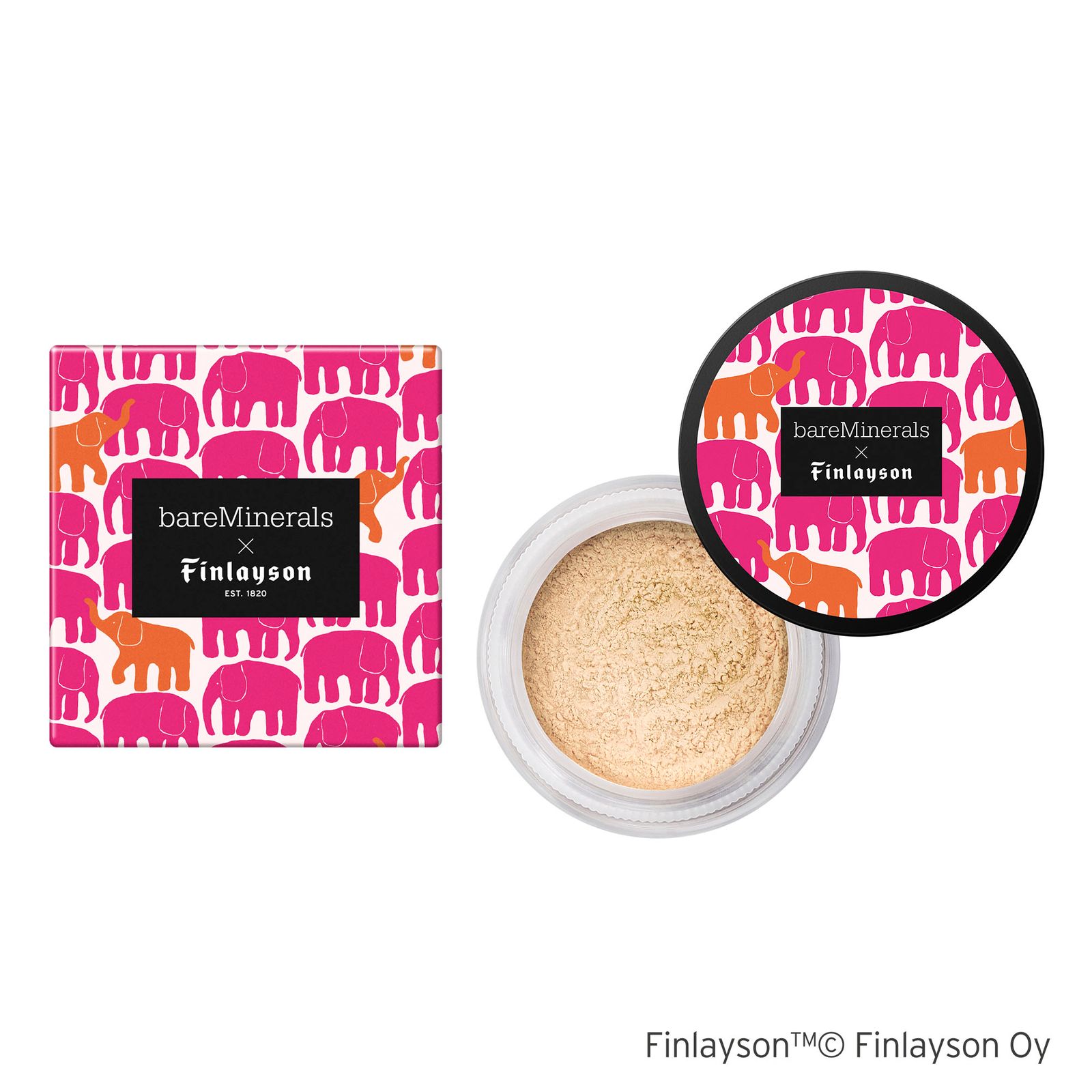 ベアミネラル」が北欧のテキスタイルブランド「フィンレイソン」と