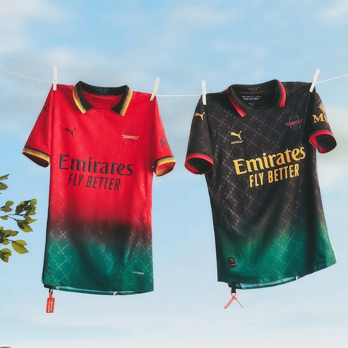 プーマ」×「ACミラン」×「オフ-ホワイト」によるサッカー