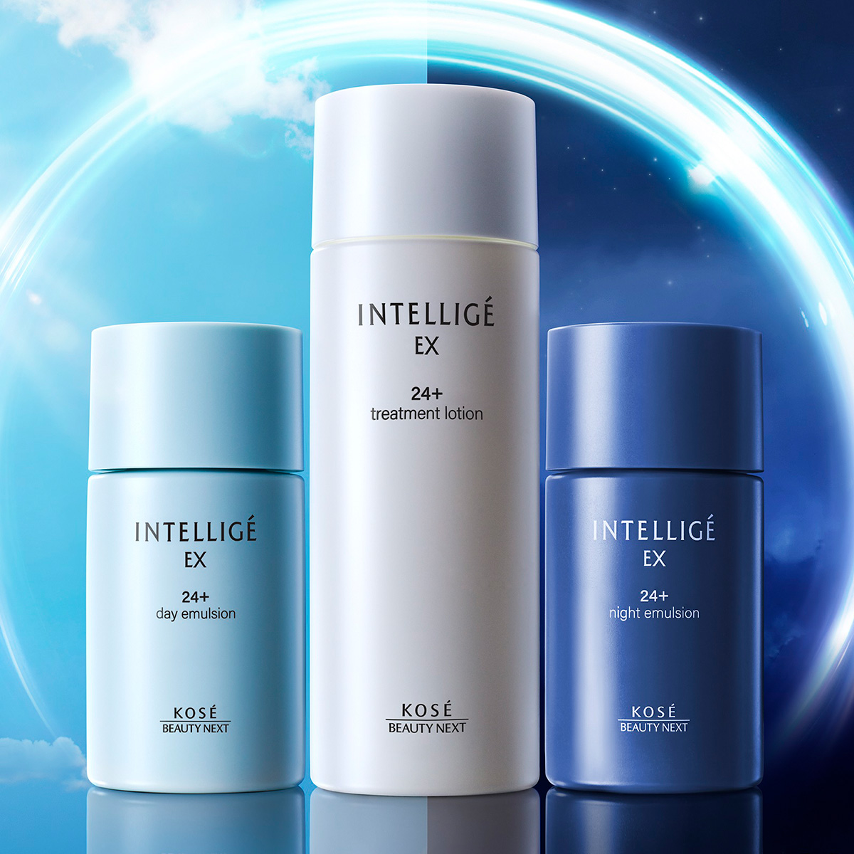 KOSE INTELLIGÉ EX 24+ セット INTELLIGÉ EX 24+ 3本セット むぎもこ KOSE