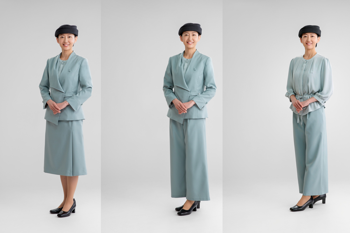 高島屋が顧客係の制服一新 芦田多恵がデザイン、53年ぶりにパンツ追加