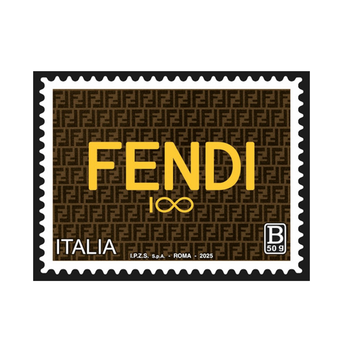 フェンディ」の特別記念切手がイタリア限定で販売 創業100周年と