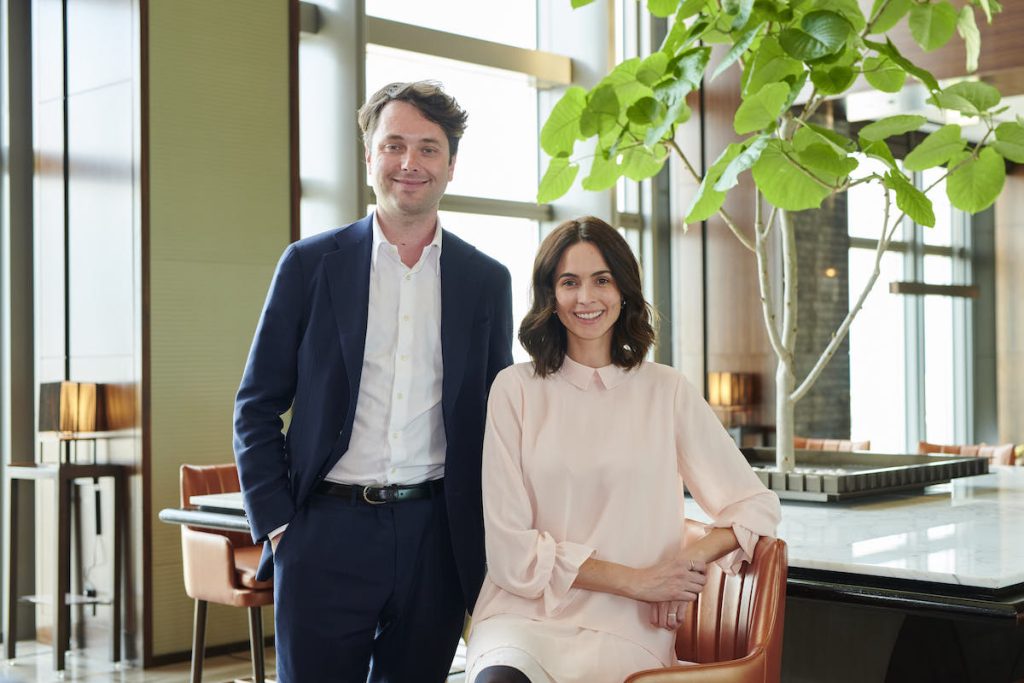 左から、ロドルフ・フレールジャン・テタンジェ、マギー・フレールジャン・テタンジェ / フレンチ・ブルームCEO、創始者